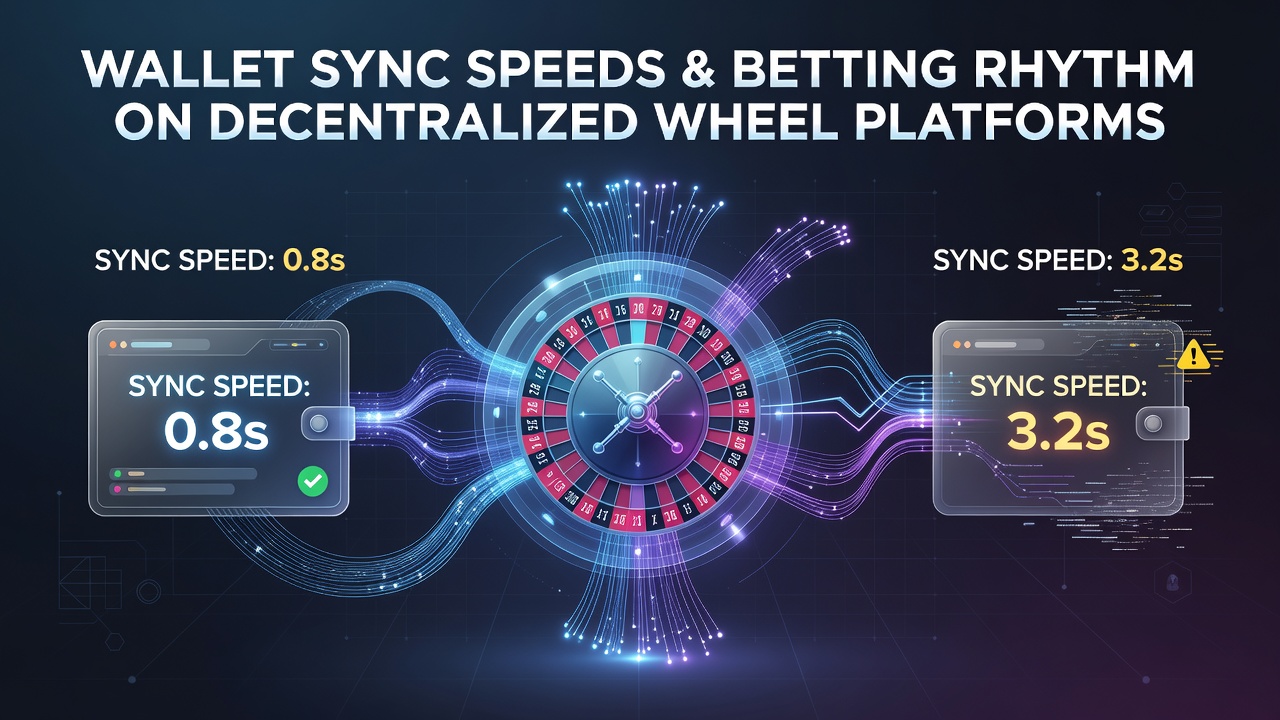 Darstellung der Wallet-Synchronisation in dezentralen Wheel-Plattformen
