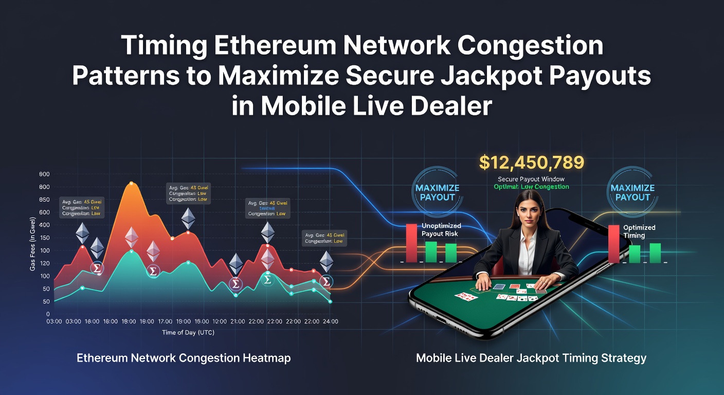 Mobile Live-Dealer-Roulette mit Ethereum-Transaktions-Timing für Jackpots